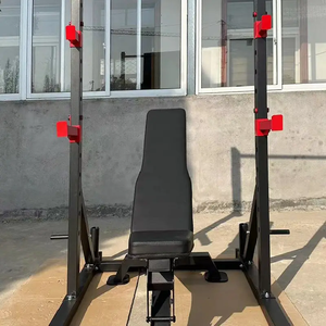 Multifuncional Home Gym <span class=keywords><strong>Squat</strong></span> <span class=keywords><strong>Rack</strong></span> Power <span class=keywords><strong>Rack</strong></span> com Placas De Peso De Metal e Barras De Fitness para Musculação - Product Image 4