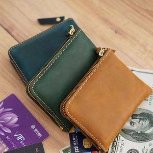 Mini Portefeuilles en Cuir Vintage pour Homme et Femme, Porte-Monnaie Mexicain, Personnalisable avec Logo - Product Image 2
