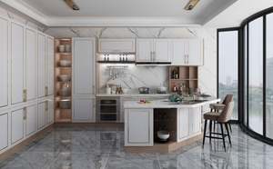 ตู้ไม้อัดหรูหรา เฟอร์นิเจอร์ร้านอาหารสั่งทำ ตู้โชว์ ตู้เก็บของ  รักษ์โลก กันน้ำ ทันสมัย ผลิตในโรงงานจีน - Product Image 2