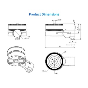 D6 High Efficiency Drone Propulsion System 1000H MTBF FOC Motor ESC Propeller <b>Set</b> for Professional UAV - Product Image 5
