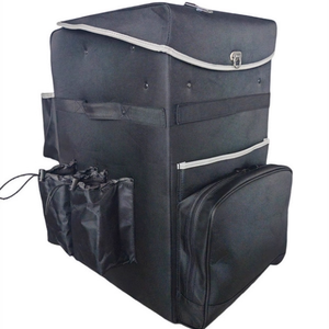 स्टॉक में छोटे मुक भारी शुल्क जनक्षेत्रीय ट्रॉली सफाई बैग होटल सफाई गाड़ी उपकरण वाहक हाउसकीपिंग क्लीनिंग ट्रॉली बैग - Product Image 5