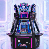 Machine à poussoir de pièces à prix d'usine pour centres de divertissement familial, construite comme une machine d'arcade avec solution de jeu pour 5 joueurs connectables
