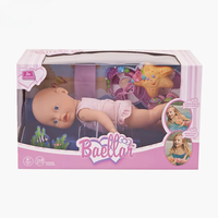 Poupée interactive et éducative Belinda Adorable en plastique étanche de 33 cm, modèle de baignade fonctionnel, ensemble de jouets pour bébé