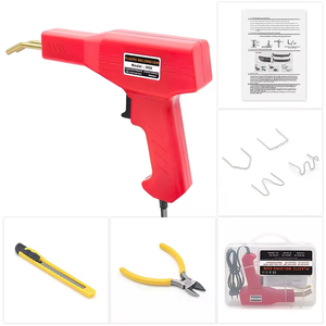 Saldatrice per Plastica Portatile da 50W a Caldo Kit di Strumenti per Saldatura a Pistola con 4 Tipi di 200 Graffette per la Riparazione della Plastica - Product Image 4