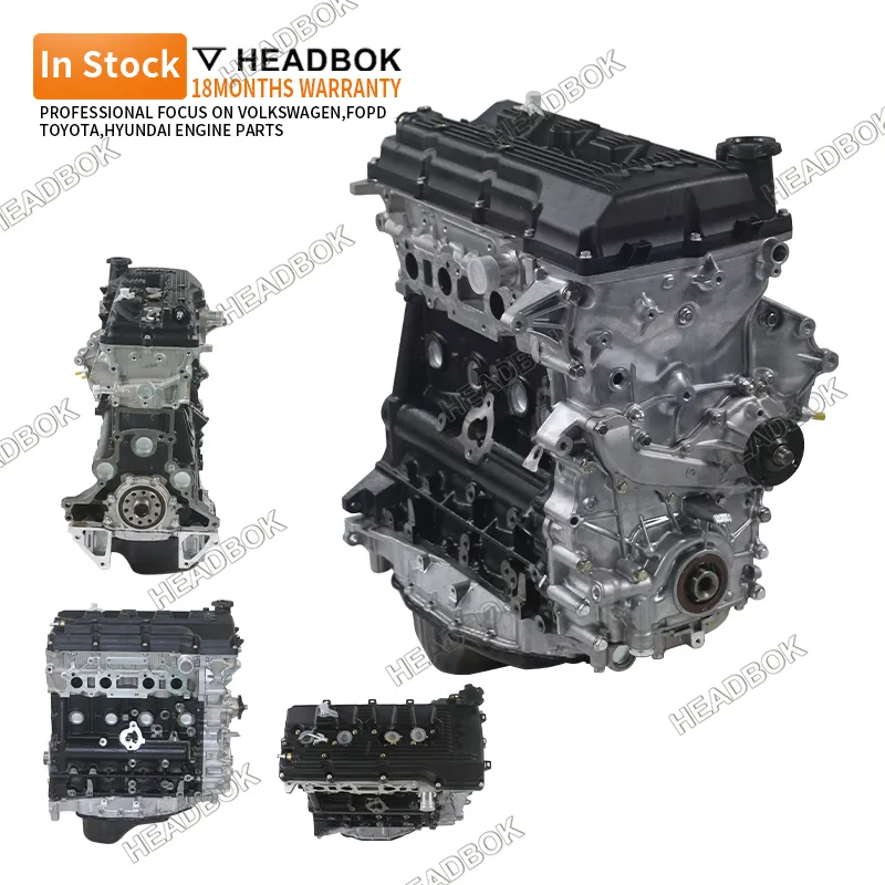 HEADBOK Brand used 2TR FE engine 2.7L 4 Cylinder Long Block For Toyota Hiace Hilux Quantum car