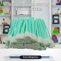 50 tampons de nettoyage en mousse sans peluches pour têtes d'impression Roland Mimaki Mutoh DX5 DX7 XP600 I3200 grand format Soan