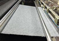 Feutre non tissé 100 % polyester gris, respirant, écologique, ignifuge, haute densité, 1-5 mm, pour usage industriel (vente en gros)