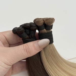Extensiones de Cabello Humano Virgen y Genius Weft Rizado Atado a Mano al por Mayor para Mujeres de Proveedores de Cabello en 2025 - Product Image 5