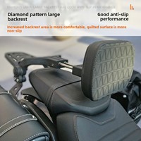 TORST TianPeng-01 Support lombaire universel pour siège arrière de moto, dossier télescopique pliable haute résilience, pièces modifiées, nouveauté