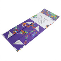 Boîte cadeau pliable en carton rigide magnétique, impression couleur, design personnalisé, emballage PR pour influenceurs, promotion de marque, vente en gros