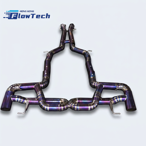Échappement Catback OEM personnalisé Performance Factory pour Mercedes-Benz SLS AMG 6.2L en titane - Product Image 1