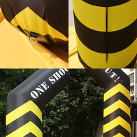 Arche publicitaire gonflable imperméable pour l'extérieur avec tissu Oxford imprimé sur mesure, garantie 1 an pour les événements sportifs et les présentations de marques