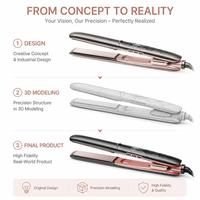 Torlin 2027 Produk Terbaru Catokan Rambut Elektrik Desain Rhombus Semprotan Cat Panas untuk Rambut Pendek 160-260C Penggunaan Hotel Catokan Pelurus Rambut Tipis