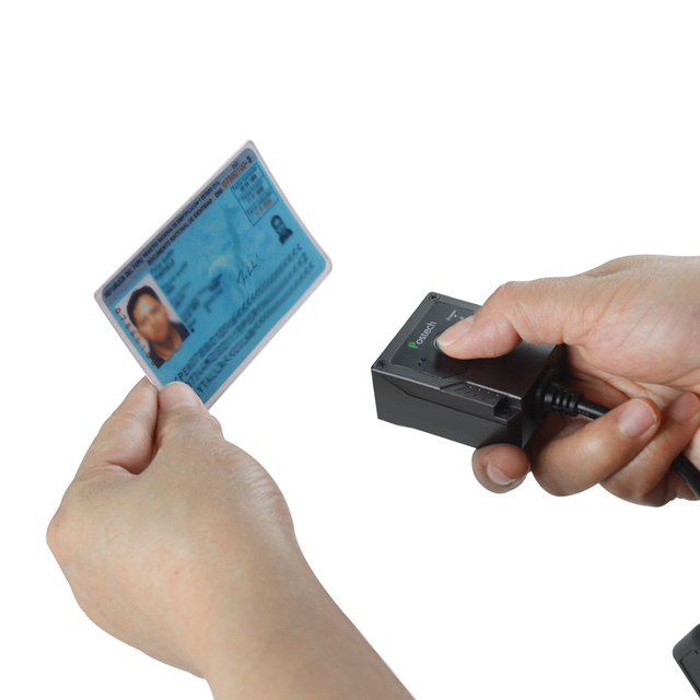 Hot Sale High Quality Fixed MS430 Barcode Scanner with Infrared Optical Touch for Airport and Hotel Check-in Passport Reader