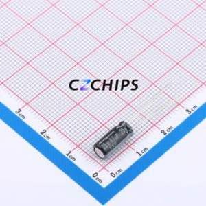 Condensateur électrolytique en aluminium à montage traversant 25YXF47MEFC5X11, D5xL11mm 47uF 20% 20V 150mA-100kHz - Product Image 1