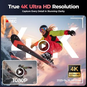 Appareil photo numérique CMOS 4K rose pour filles et adolescentes, 21MP, vlogging avec écran rabattable, MicroSD, caméra compacte mignonne pour la photographie, YouTube, rose - Product Image 2