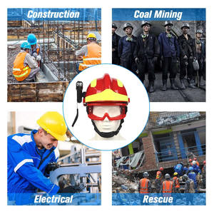 Casco de <span class=keywords><strong>Bombero</strong></span> EN 443 de China Equipo de Rescate para Bomberos con Linterna - Product Image 2