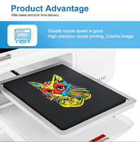 Machine d'impression textile ZYJJ DTF 330, tête d'impression compatible Epson, encre DTF en acier inoxydable, package complet pour les grossistes