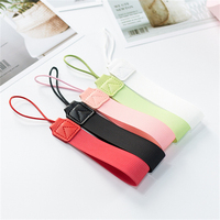 Dragonne courte portable personnalisée en polyester pour téléphone portable, tasse à café et gobelet d'eau