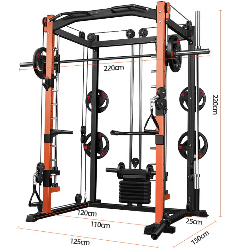 2021 Manufacture Multi Power Rack Gym Fitness Equipment Sqat Machine Squat Rack Smith Machine