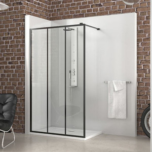 Dusch wand Glas dusch tür Modernes Design Dusch türen Aluminium rahmen Show Room Diveded - Product Image 1
