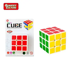 Cubo di giocattoli di vendita caldo, cubo 3x3, cubo di velocità cubo di puzzle magico 3x3x3 cubo magico (adesivo di protezione ambientale per animali domestici)