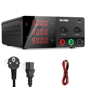 R-SPS3030 30V 30A 900W Programmable with RS485 Interface Black Laboratory Regulator DC Power Supply for Phone PCB Repair