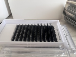 Pestañas Postizas LJ LB LC LD M L C D CC DD Curl Blooming Lashes 0.03 0.05 0.07mm Easy Fan Camellia, Pestañas Mixtas Suaves y Naturales de 8-15mm - Product Image 6