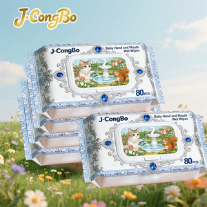J.CongBo Hot Sale <strong>New</strong> Chinese Wet Tissue Disposable Wet Toilet Paper Flushable Wet <strong>Wipes</strong> Fragrance Free 80 Pie <strong>Wipes</strong> - Product Image 2