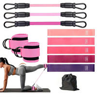 Accessoire de fixation pour machine à câble en nylon pour exercices de kickback en salle de sport, sangles de cheville réglables avec poids, personnalisables