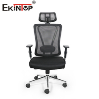 Chaises de bureau Ekintop, chaises en maille modernes pour le bureau, chaise de travail de direction, chaise d'ordinateur, chaise ergonomique commerciale pour le bureau