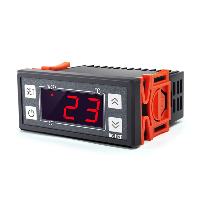 RINGDER RC-112E Digital LED Temperature Controller for Single Zone Cooling & Heating with Precise Control