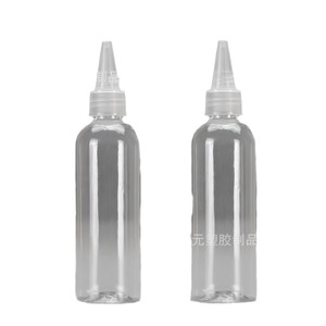 Factory direct stock of 80ml plastic <b>bottles</b> with pointed spouts. Small-mouth, transparent, <b>squeeze</b>-spout <b>bottles</b>. - Product Image 1