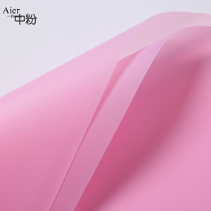 Aierflorist 58*58cm 20 tờ dày sang trọng hotselling bán buôn màu rắn không thấm nước OPP hoa đóng gói giấy gói - Product Image 5