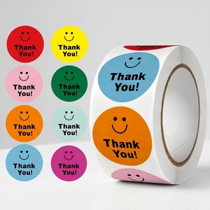 <span class=keywords><strong>Adesivi</strong></span> Rotondi Personalizzati Autoadesivi, Etichette Stampate su Rotolo - Product Image 4