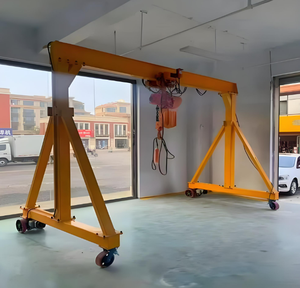 Construção exterior portátil Guindaste de pórtico Controle Remoto Sem Fio Fácil Operação Trackless 1 100 Ton Loading 100 Ton Hoist