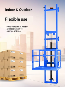Elevador Eléctrico de Carga, Plataforma Elevadora de Mercancías para Almacenamiento y Uso Industrial, Plataforma Elevadora de Mercancías para Almacenes Pequeños - Product Image 3