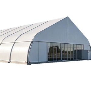 Tente de stockage en alliage d'aluminium Boyuntong, tente d'entrepôt arquée 10x20m, abri détachable et imperméable pour cour logistique industrielle extérieure - Product Image 1