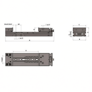 Tornillo de Banco Modular de Precisión con Mordazas Deslizantes 33.40x60mm - Product Image 2