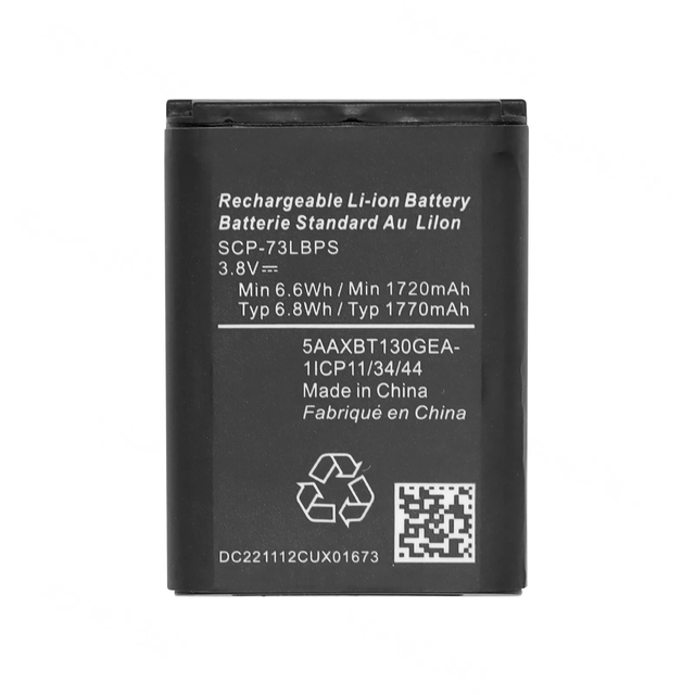 1770mAh Replacement Battery SCP-73LBPS for Kyocera T-Mobile DuraXV Extreme E4810 Smartphone Rechargeable Ion Batteries 0 Cycle