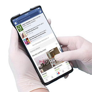 Găng tay Nitrile dùng một lần 5mil trắng công nghiệp sử dụng bột latex miễn phí màn hình cảm ứng bảo vệ chống trượt Tính năng an toàn thực phẩm miễn phí - Product Image 6