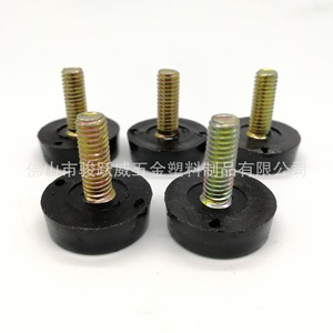 Adjustable Furniture Feet <b>Pad</b> 22mm Diameter With 6x17mm Screw Non Slip Plastic Base For Table <b>Chair</b> Support - Product Image 4