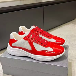 Produit tendance 2026 : Baskets en cuir verni et maille pour hommes, chaussures décontractées, chaussures de sécurité, chaussures de sport, chaussures de course - Product Image 2