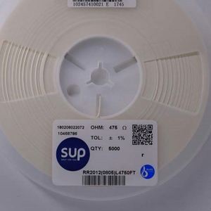 Whole Sale RR2012 0805L4750FT 0805 2012 Resistors Chip Resistors SMD Resistors 475ohm 1% 1/8W Thick Film Resistor - Product Image 1