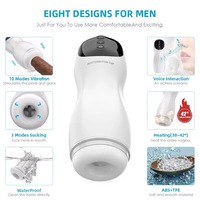 MS Wiederaufladbarer Masturbator für Männer mit Mehrfach-Vibrationseinstellungen, Realistischer TPE-Sleeve, Erwachsenen-Spielzeug, OEM ODM Großhandelslieferant