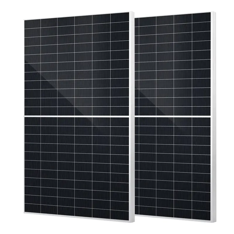 Panneau de système d'énergie solaire pas cher LONGI panneaux solaires photovoltaïques demi-cellule 555w panneau solaire panneaux de centrale solaire de ferme solaire