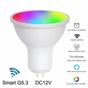 AC100-240V thông minh gu5.3 LED bóng đèn rgbcw wifi 5 wát LED Spotlight đèn nhựa cơ thể kiểm soát bởi cuộc sống thông minh App tuya nhà thông minh - Product Image 4