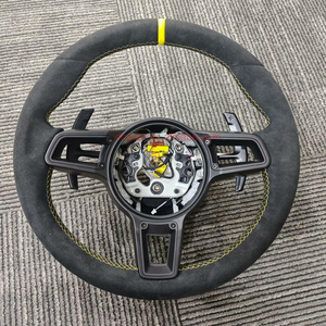 Funda de Volante de Alcántara Personalizada, Reemplazo y Mejora Perfectos para Modelos Clásicos de <span class=keywords><strong>Porsche</strong></span> 911 971 959 718 - Product Image 5