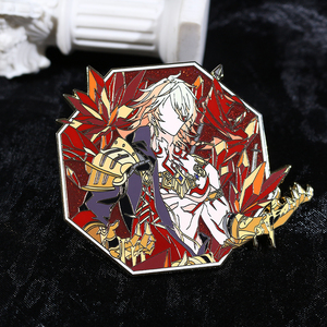 Pabrik Pin Enamel Keras Logam Tanpa Minimum Pemesanan, Pin Enamel Glitter Kustom - Product Image 1