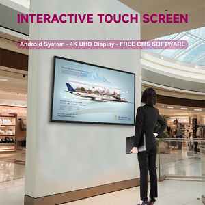 43 inch Wall Mount LCD <span class=keywords><strong>Android</strong></span> tất cả trong một máy tính bảng trò chơi máy công nghiệp cảm ứng hồng ngoại màn hình Màn hình - Product Image 2